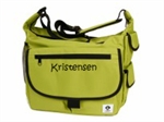 Pusletaske med navn, Limefarvet